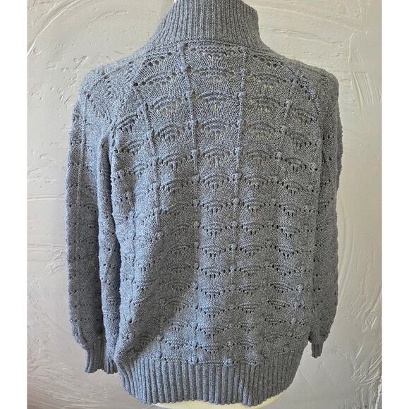 Time and Tru Womans Gray and Silver Sweater Size Large - Picture 3 of 8